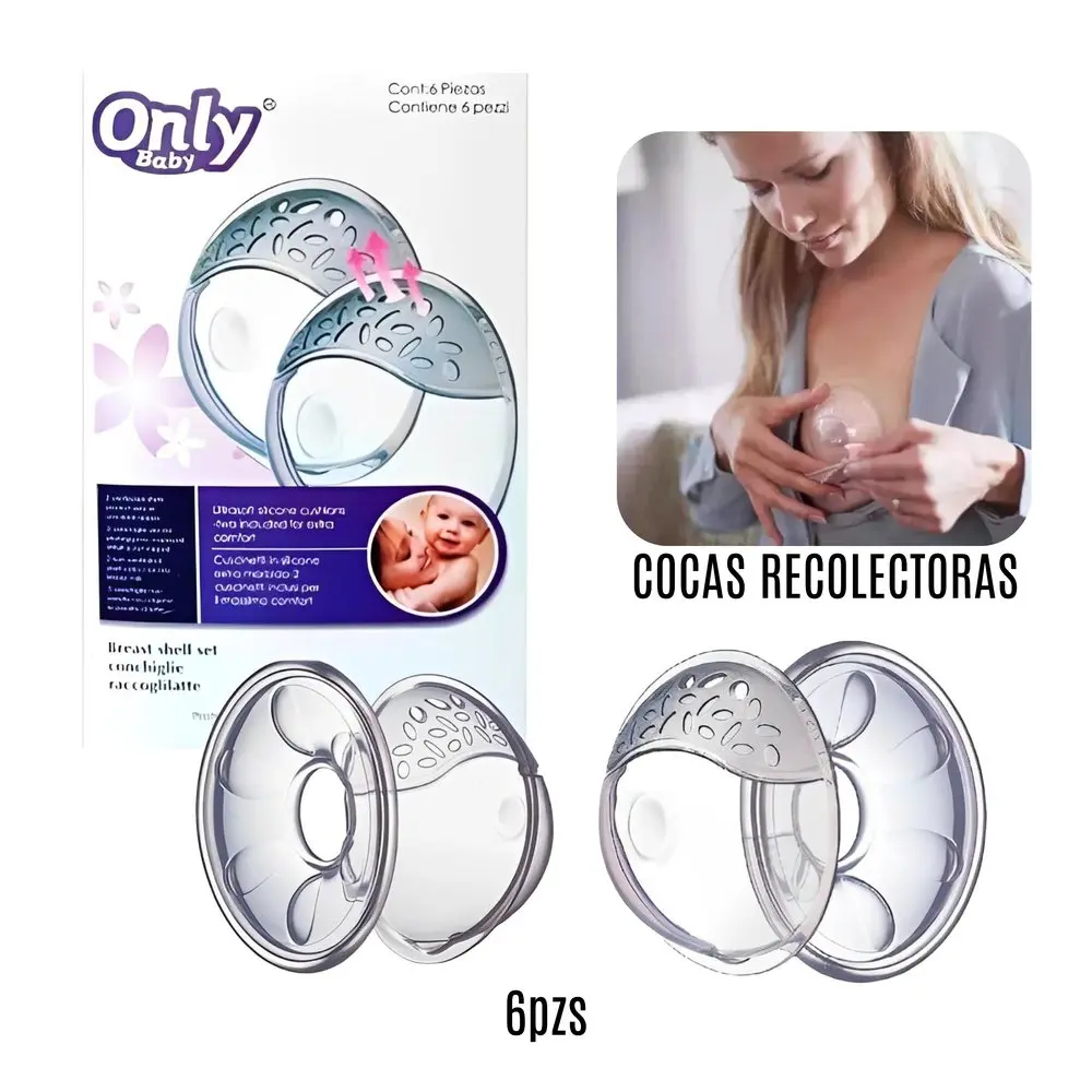 RECOLECTOR DE LECHE SILICONA ONLY BABY MB 25007  