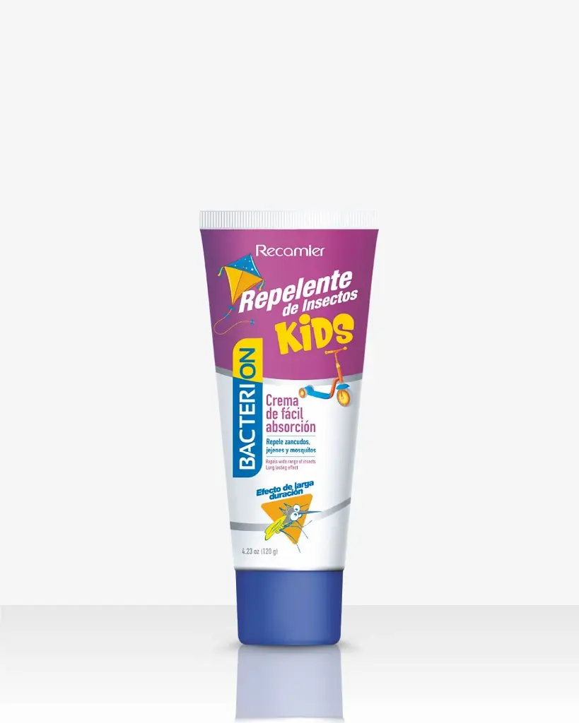REPELENTE BACTERION 120 ML KIDS CREMA  