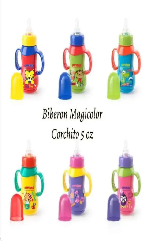 BIBERON 5 OZ CORCHITO MAGICOLOR 3003 