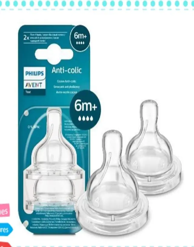 CHUPO REPUESTO AVENT CLASICO X 2 SCY 764 02 (6+) 4 GOTAS