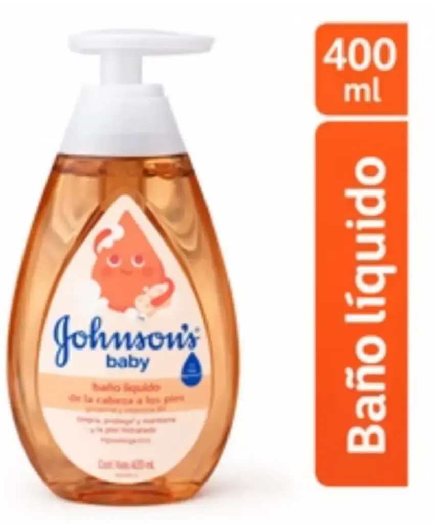 BAÑO LIQUIDO JOHNSON X400 ML GLICERINA DE LA CABEZA A PIES 