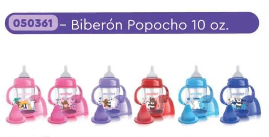 BIBERON ANCHO 10 OZ CORCHITO GLOTON POPOCHO 0361 