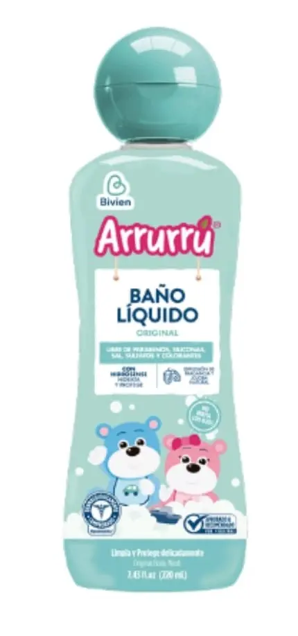 BAÑO LIQUIDO ARRURRU X220 ML ORIGINAL 