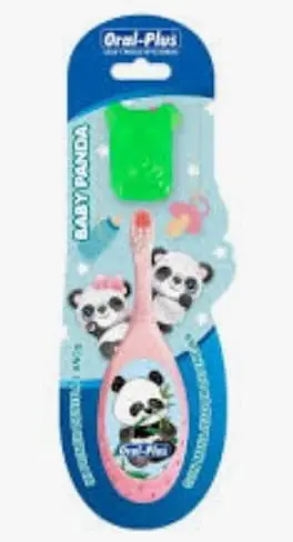 CEPILLO DE DIENTE ORAL PLUS PANDA + PROTECTOR 