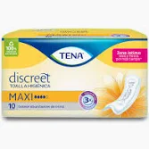 TOALLAS TENA DISCREET MAXI 10 UND