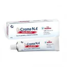 CREMA No 4 MEDICADA 30 GR ANTIPAÑALITIS 