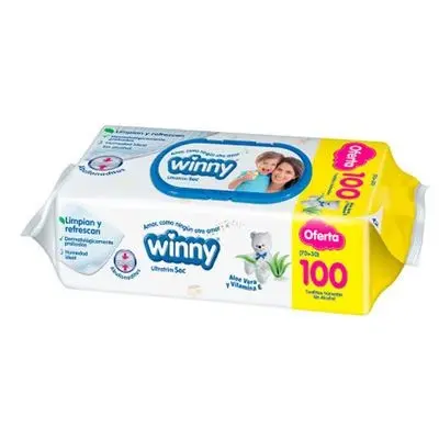 TOALLITAS WINNY X100 UND ALOE 