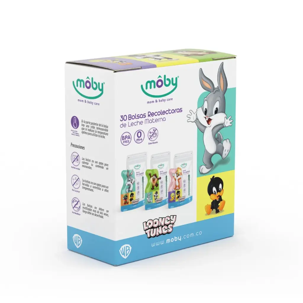 BOLSAS PARA LECHE X 30 BOLSAS MOBY 271016 