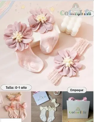 MEDIAS + BALACA SMALL COLORLIFE