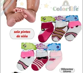 MEDIAS 3 PARES COLOR & LIFE 36581