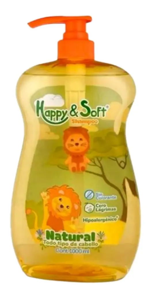 SHAMPOO HAPPY Y SOFT NATURAL X 1000 ML 