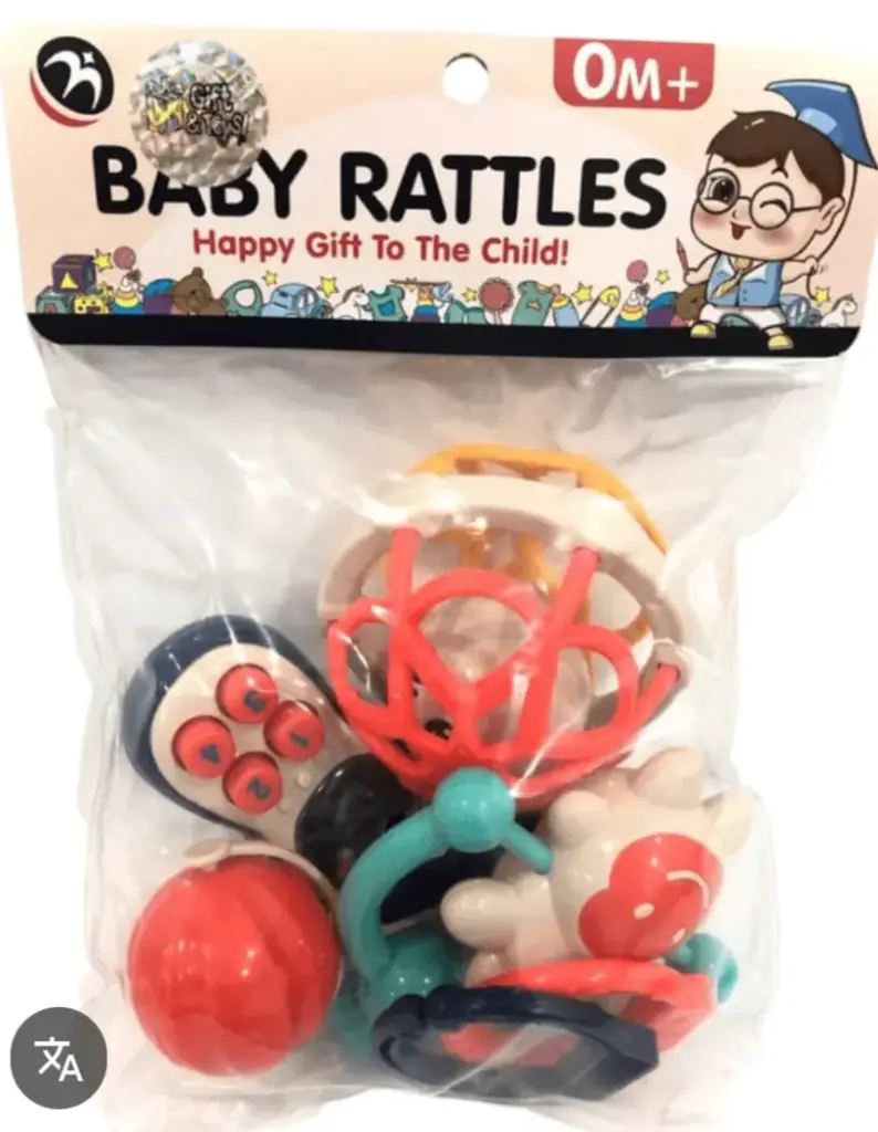 SONAJERO BABY RATTLES X8 UNID WS-67
