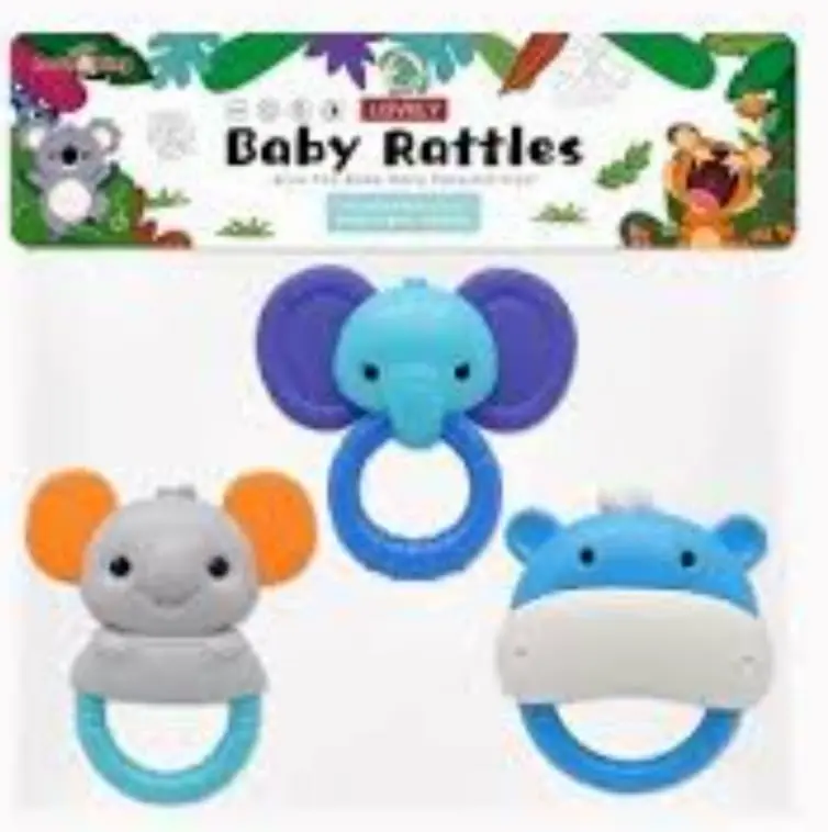 SONAJERO BABY RATTLES X 3 MB 25120
