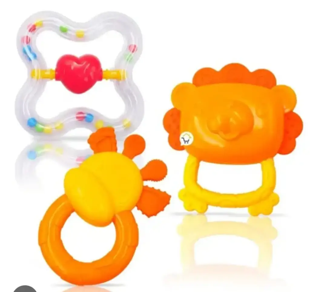 SONAJERO BABY RATTLES X3 UNID MB 25119
