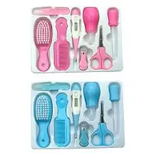 KIT DE ASEO 8 PIEZAS BABY CARE 5009 AZUL