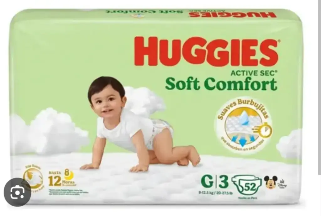 HUGGIES ACTIVE SEC 3X52 UND 