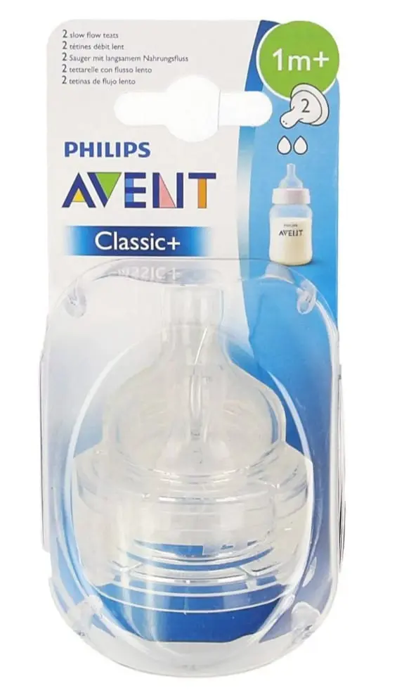 CHUPO REPUESTO AVENT CLASICO X 2 SCF 632/27 (1+)  2 GOTAS