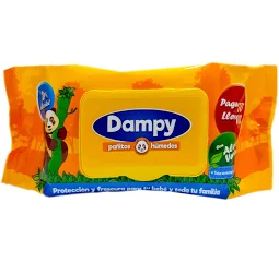 TOALLITAS DAMPY X 102 UND AMARILLA
