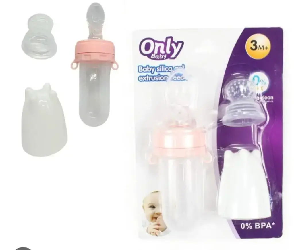 BIBERON CUCHARA Y FRUTA SILICONADO ONLY BABY TZ-111