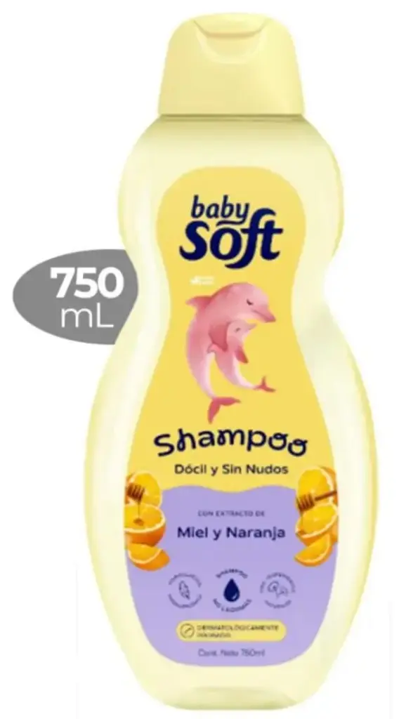 SHAMPOO BABYSOFT 750 ML CABELLO DOCIL 