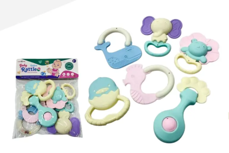 SONAJERO BABY RATTLES X 6 UND KD 225-106