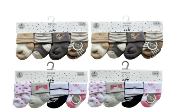 MEDIAS 4 PARES DUCK DUCK D56781
