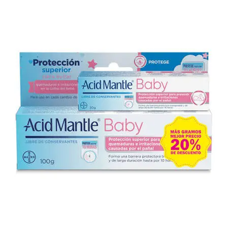 ACIDMANTLE BABY  ANTIPAÑALITIS X100 GR + 30 GR