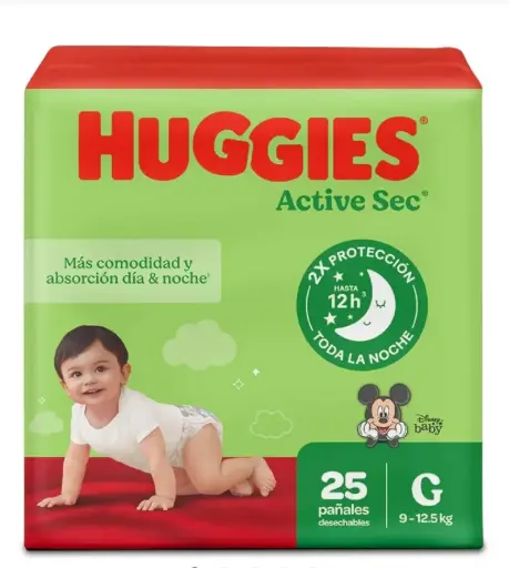 [0407] HUGGIES ACTIVE SEC 3X25 E.I.