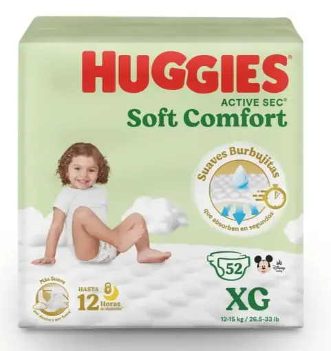 [1320] HUGGIES ACTIVE SEC 4X52 UND