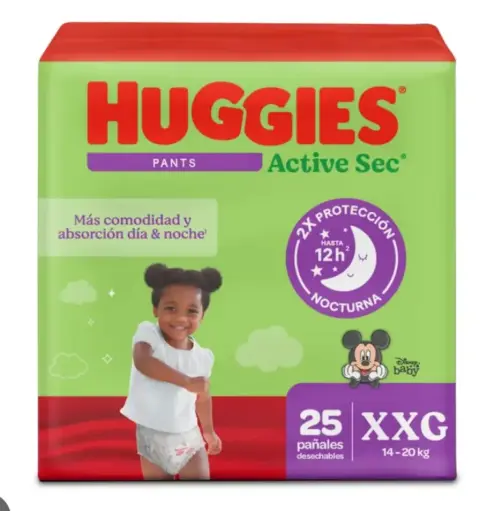 [1335] HUGGIES ACTIVE SEC 5X25 UND E.I