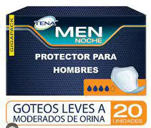 [1726] PROTECTORES TENA FOR MEN NOCTURNO X 20 UNID
