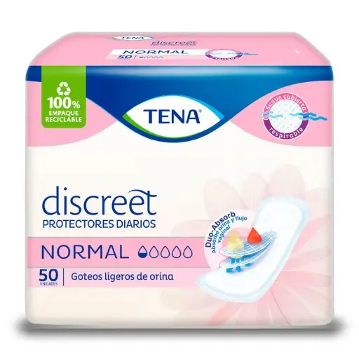 [1737] PROTECTORES TENA DISCREET NORMAL 50 UND