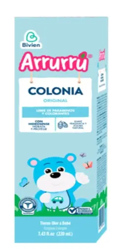 [0848] COLONIA ARRURRU X220 ML AZUL 