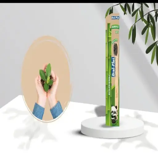 [2072] CEPILLO DE DIENTE ORAL PLUS BAMBU NIÑOS