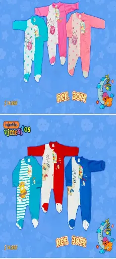 [0706] PIJAMA PIECITOS 3071 3072 3074 3073 VIMESITOS