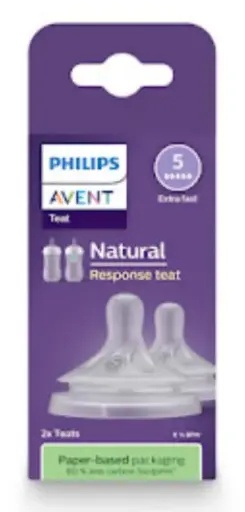 [2837] CHUPO REPUESTO AVENT NATURAL X 2 SCY 965/02 EXTRA RAPIDO (5 GOTAS)