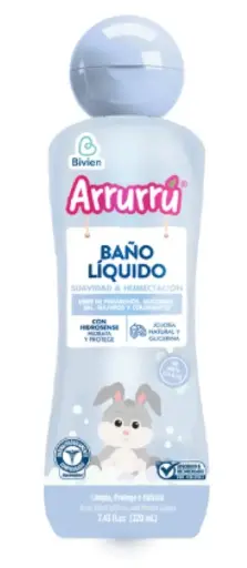 [0189] BAÑO LIQUIDO ARRURRU X220 ML SUAVIDAD Y HUMECTACION 