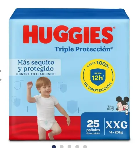 [2296] HUGGIES TRIPLE PROTECT 5X25 UND