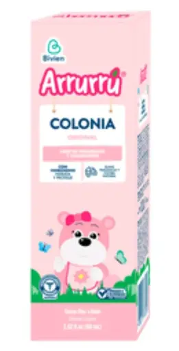 [0859] COLONIA ARRURRU X30 ML ROSADA 