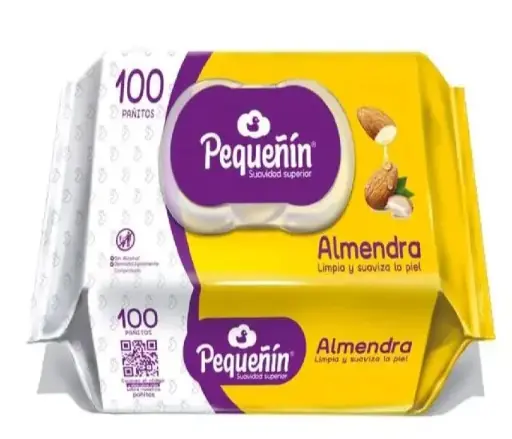 [0475] TOALLITAS PEQUEÑIN 100 UND ALMENDRA 