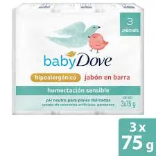 [13701] JABON DOVE BABY 3 UND HUMECTACION SENSIBLE