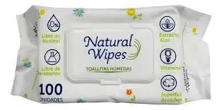 [606001] TOALLITAS NATURAL WIPES X 100 UN