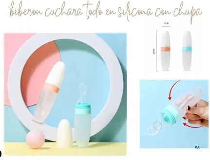 [02019] BIBERON CUCHARA SILICONA CH9 0201