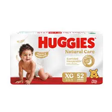 [76402] HUGGIES NATURAL CARE 4X52 UND 