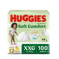 [2967] HUGGIES ACTIVE SEC 5X100 UND  