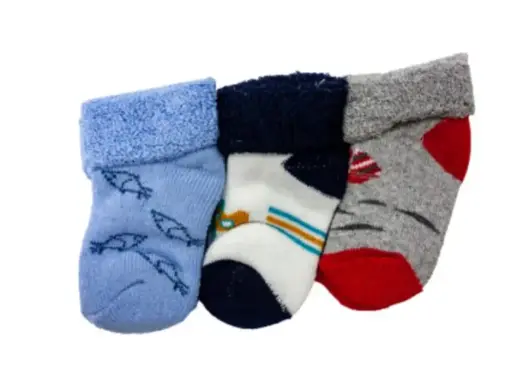 [GOH 167] MEDIAS 3 PARES BABY SOCKS GOH-167