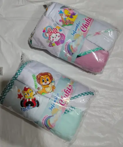 [2016] TOALLA PARA BEBE + COBERTOR CHIKIS 2016