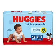 [77682] HUGGIES TRIPLE PROTECT 3X48 UND 