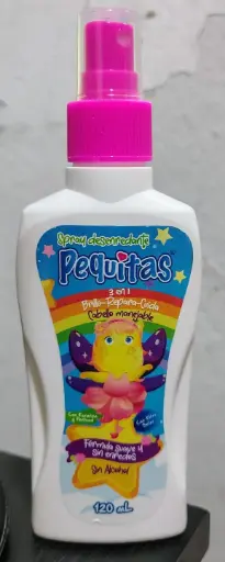 [14851] SPRAY DESENREDANTE PEQUITAS X 120 ML